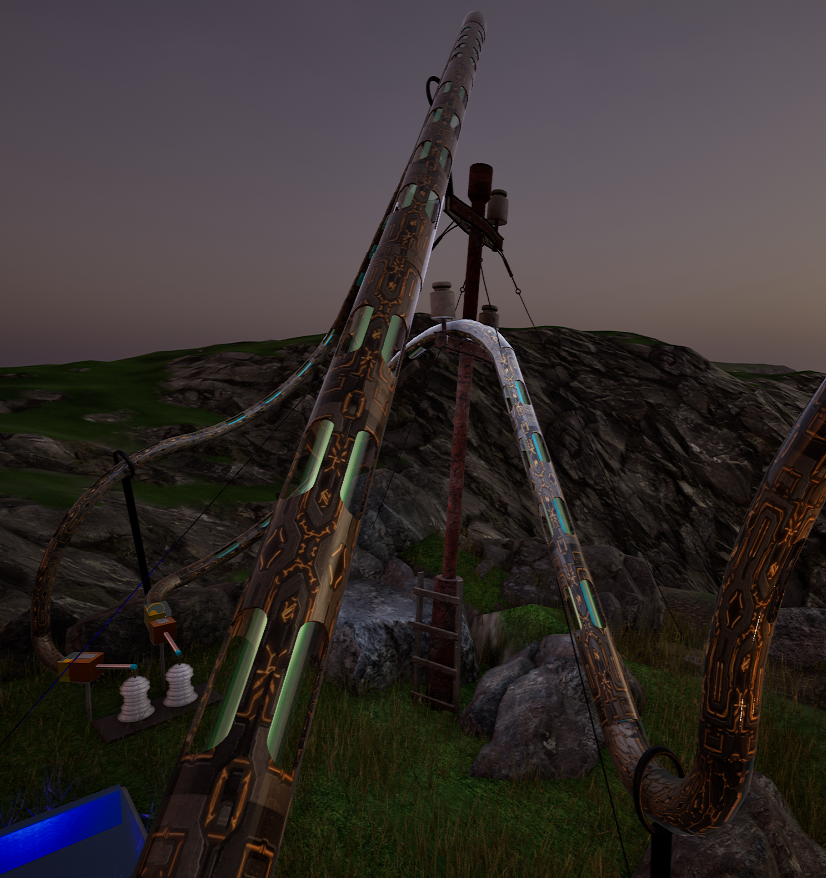 Sci-fi Energy Conduit System